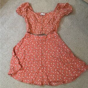 Hollister Floral Two Piece Set
